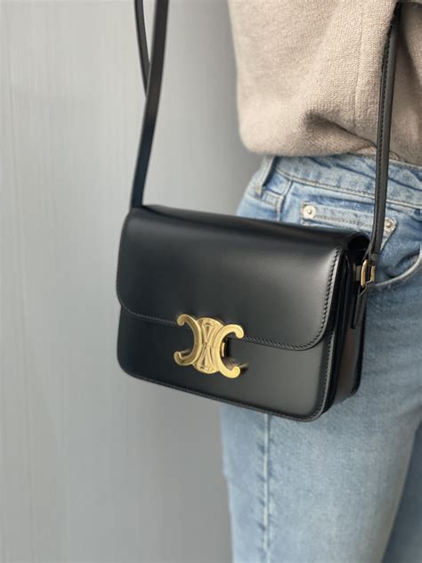 celine triomphe purse.